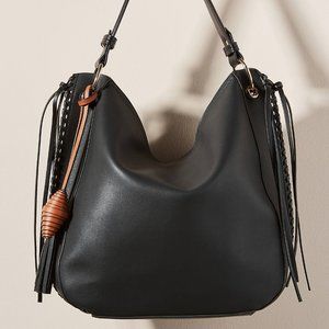 Anthropologie Whipstitched Slouchy Tote Bag